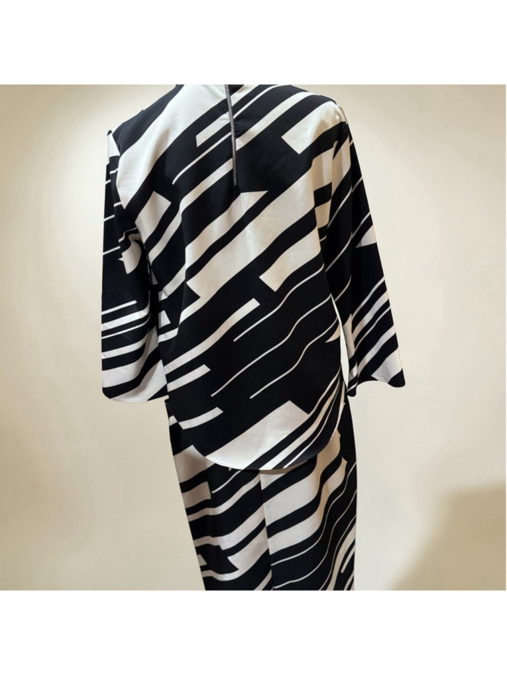 Zara Geometric Print Top and Skirt Set NWT Large - Picture 5 of 11